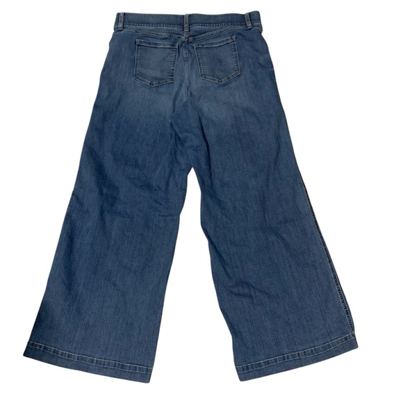 Spanx Women’s Size 2X Dark Wash Seamed-Front Wide-Leg Jeans - Picture 7 of 7